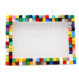 FASHION YO Photo Frame Christmas Tree DIY Colourful Bricks Picture Frames for Desk Decor Family Friends Kids Gifts 7x5 Portrait & Landscape Creative Crafts Gift Set Boys Girls (Set01 7X5(12.7*17.8))
