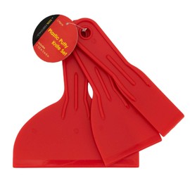 Tool Essentials 3PC Putty Knife 1-1/2", 3", 6" Plastic Disposable Putty Knives