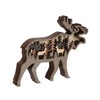 3D Wood Carving Animal Multi Layer Forest Animal Wood Carving