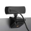 PUSOKEI 4K USB Webcam, Webcam with Microphone, 360°Rotation USB PC