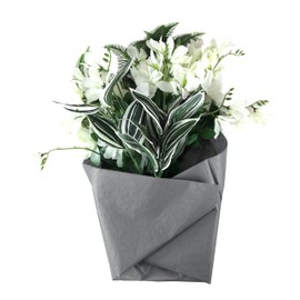 Iconikal Gift Wrap Tissue Paper, 20 x 20-Inches, 60-Sheets (Silver Gray)