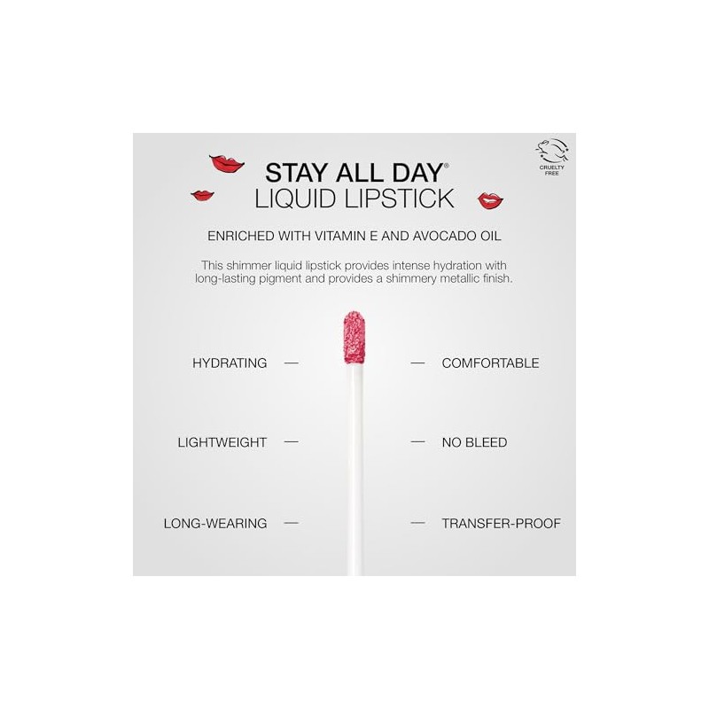 stila Stay All Day Shimmer Liquid Lipstick, Patina