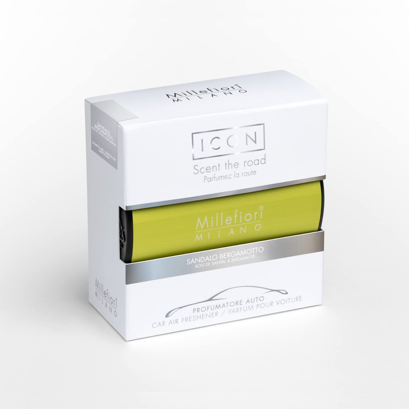 Bergamotto Sandalo Classic Car Air Freshener Yellow