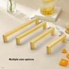 Probrico 96mm Cabinet Pulls Gold Cabinet Handles Stainless Steel Drawer