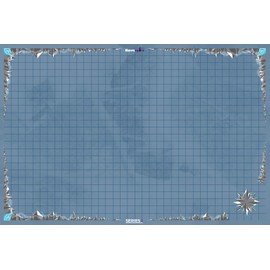 Ravnspire DND Battle Mat Ultimate 3 Pack Starter Set Accessory for RPG Role Playing Games 24" X 36" Ultradurable Non-Staining Dry/Wet Erase Premium Vinyl Battle Grid Series 1