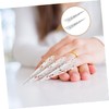 FOMIYES Pcs Nail Charms Queen Fingernail Ring Set Wear Nails