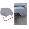 appRUN Rear Bumper Tow Bar Hook Cap Grey For DACIA
