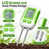 6-in-1 Digital Soil Tester for Plant Care – Backlit LCD