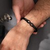 Sistble Son In Law Gifts, Christmas Gift Leather Bracelet Men