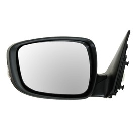 TRQ Driver Side Mirror Assembly Electric Adjustment Heated No Memory Black Compatible with 2011-2013 Hyundai Elantra 2013 Elantra Coupe HY1320178