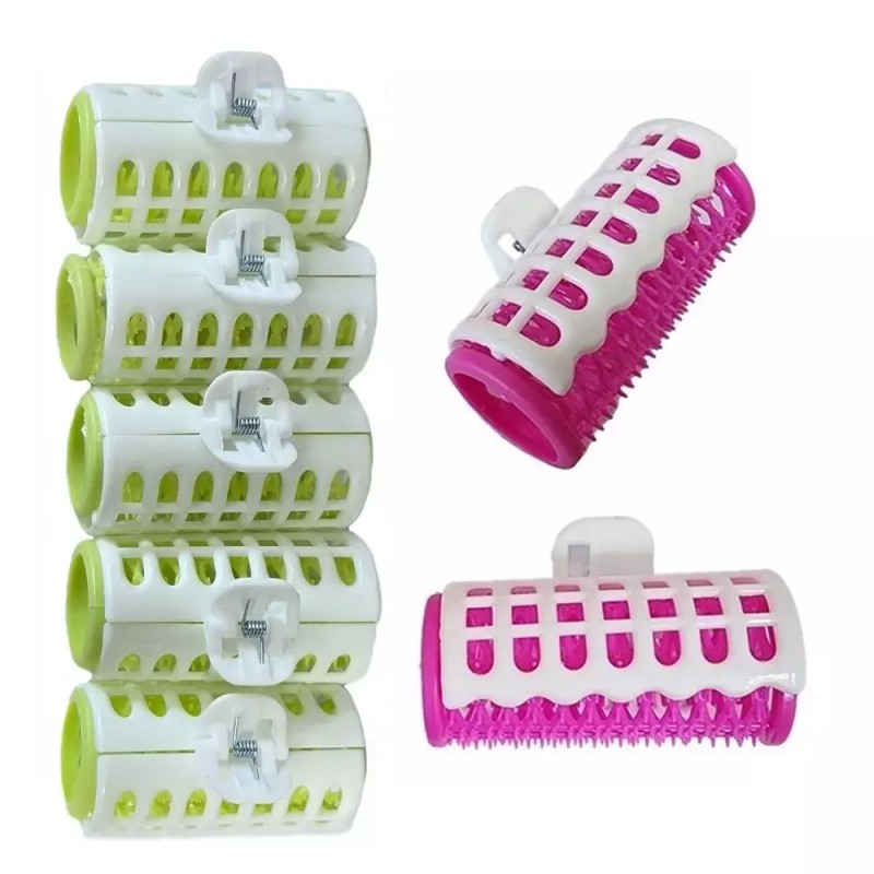 Goorp 헤어롤 10개 구르프 엣지 집게 헤어셋팅롤/휴대용/앞머리롤/그루프/고정/스타일링/머리말이/헤어/구루프 Hair Roll 10PCS