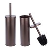 JS Jackson Supplies Sleek Toilet Brush and Holder with Metal