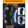ABYON Knee Brace, Adjustable Knee Support for Men and Women,