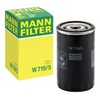 Mann Filter Filtro de Aceite W719/5 para VW A2, A3