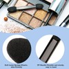100PCS Sponge Eyeshadow Applicators - Disposable Eyeshadow Applicators - Black