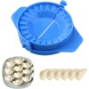 Blue Press Dumpling Maker Dough Cutter Dumpling Mold for Dumpling,