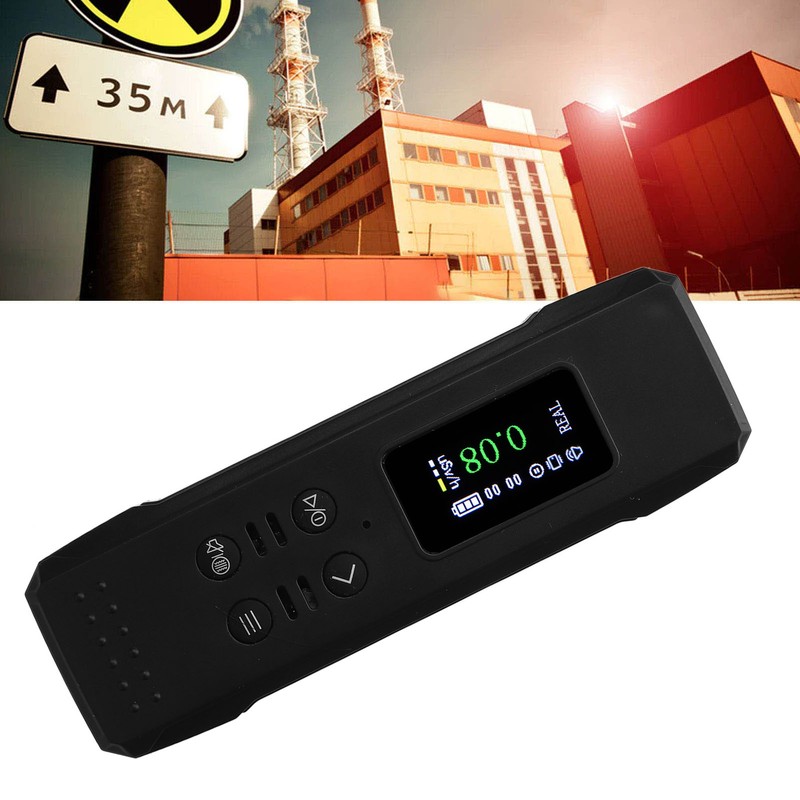 Nuclear Radiation Detector High Sensitivity Sound Light Alarm HD LCD