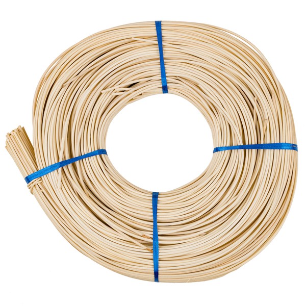 # 3-2.5 mm Round Reed | 1 Pound Coil | Rattan Reed for Basket Weaving and Wicker Furniture Making | Basketry, Wicker Weaving and Wicker Repair Supplies | UA-250RR