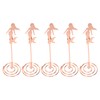 10pcs Table Number Holder Spiral Base Mermaid Shaped Wedding Table