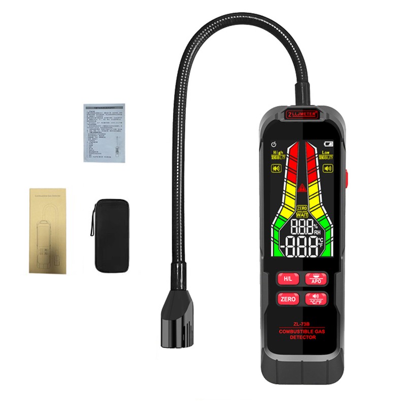Combustible Gas Detector High Accuracy LCD Display Combustible Gases Leakage