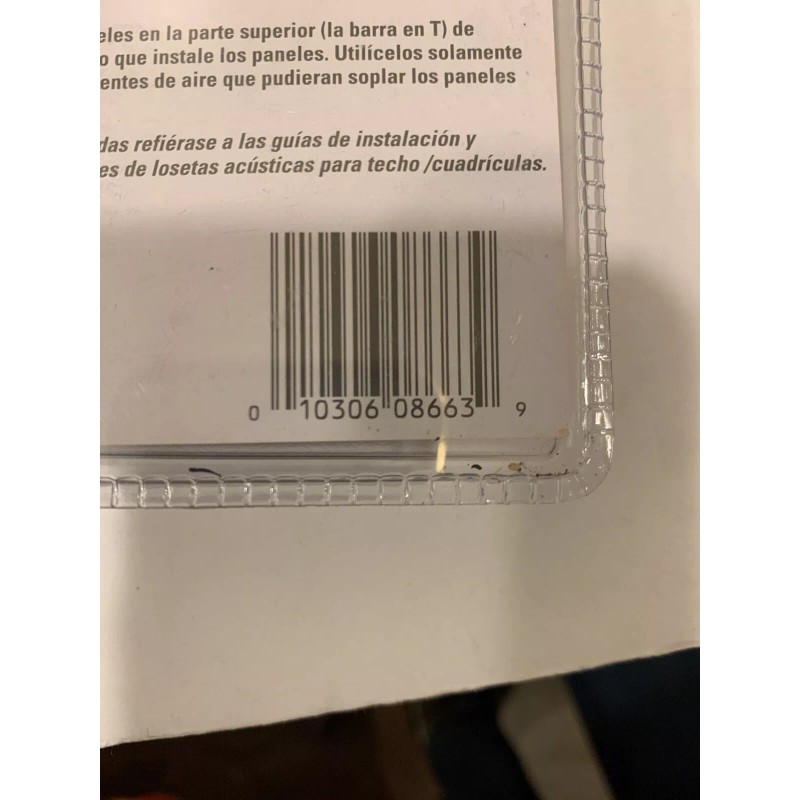 Suspend-It 8863-6 Drop Ceiling Installation Panel Clips Quantity 20