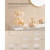 SONGMICS Makeup Organiser Rotating Cosmetic Organiser Round 3 Tier Cosmetic