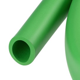 sourcing map Foam Hose for Handle Support Pipe Insulation 32 mm ID 44 mm AD 2 m Long Foam Padding Rod Protection Green