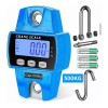 Fnbrli Báscula Industrial Lcd Digital Portátil Para Colgar 500 Kg