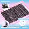 JIMIRE Fluffy Lash Clusters Volume Wispy 50D Thick Mink Eyelash