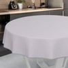 ANRO Oilcloth Tablecloth, Washable, Oilcloth, Garden Tablecloth, Outdoor, Indoor, Round,