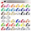 8.0" | 203mm Self-Adhesive Vinyl Pin Stripe Roll Decal Sticker