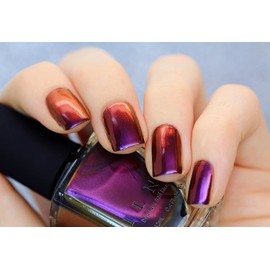ILNP Undenied - Violet, Red, Gold Color Shifting Ultra Chrome Nail Polish