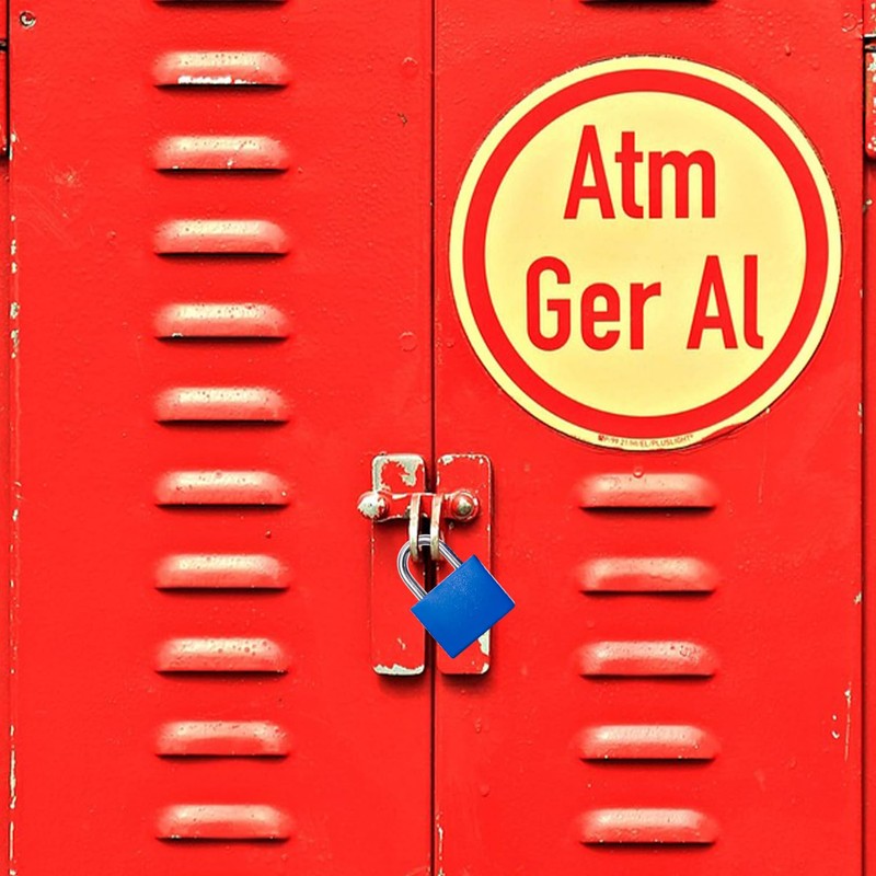 2 Pack Luggage Locks, Mini Suitcase Locks with Keys, Multicolor