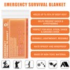QIO CHUANG Emergency Mylar Thermal Blankets -Space Blanket Survival kit