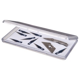 ArtBin 6811AG Sew-Lutions Slim Line Magnetic Box, [1] Small Art & Craft Organizer, Polypropylene Plastic with Magnetic Bottom, Clear