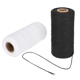 Loom Warp Thread, Durable Natural Cotton Weaving Yarns Spinning Thread Hand-Knitted Macrame Carpet Tapestry Adults Kids Beginner Kit Rug Blanket Decor Warping for Any Loom