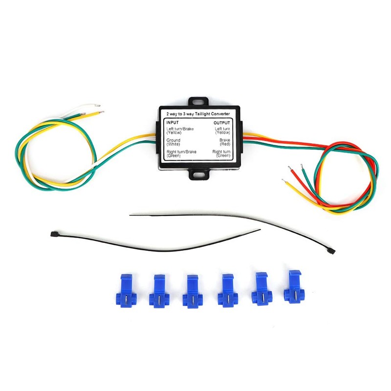 Tail Light Converter - 2 Wire to 3 Wire Conversion,