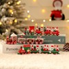 Christmas Mini Train Tabletop Decoration & Photo Prop One Size/No.8 3ea
