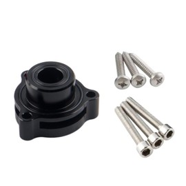Car Turbine Blow-Off Valve Adapter,BOV Blow Off Valve Adapter for 2.7L Turbo 19-23 Chevy Silverado Sierra Tahoe CT4,Automotive Conversion Vent Valve Adapter,BOV Spare Replace Parts (Black)
