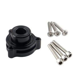 Car Turbine Blow-Off Valve Adapter,BOV Blow Off Valve Adapter for 2.7L Turbo 19-23 Chevy Silverado Sierra Tahoe CT4,Automotive Conversion Vent Valve Adapter,BOV Spare Replace Parts (Black)