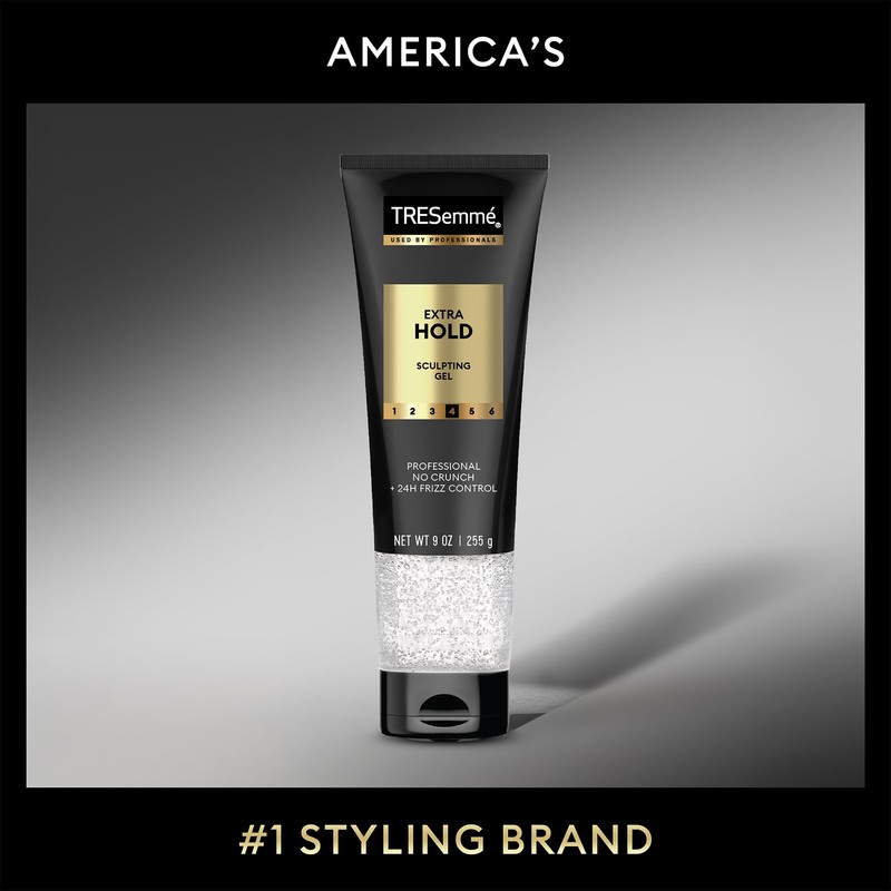 TRESemmé Hair Gel, Sculpting, Extra Hold, 3-Pack + Keratin Repair