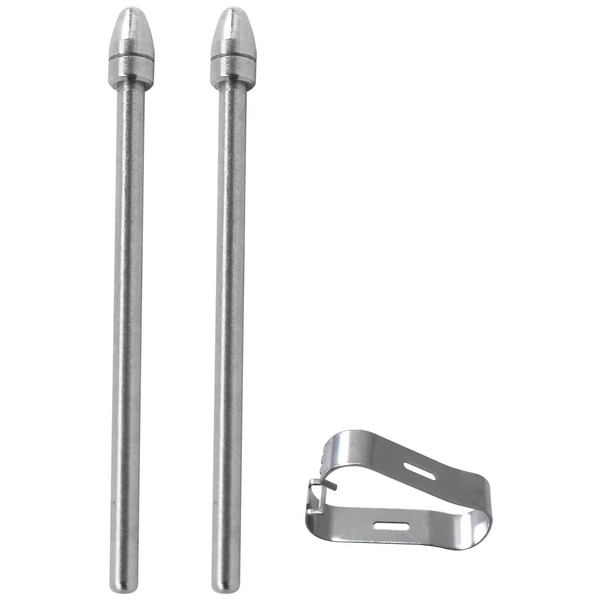 Smaeti 2Pcs Titanium Alloy Metal Fine Nibs Replacement,Ballpoint Nibs not