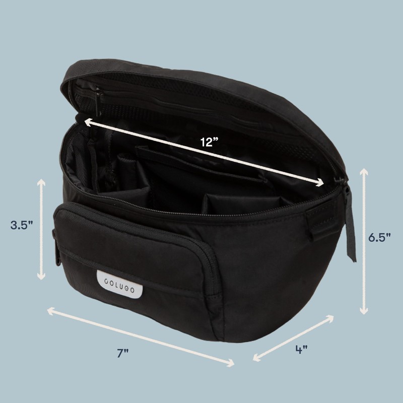 Colugo On-The-Go Stroller Organizer Insert with Zipper, Caddy with Cup