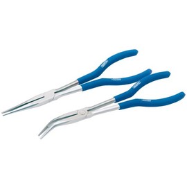 Draper 69287 2-Piece Long-Reach Long-Nosed Pliers Set, Blue
