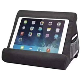 Pillow Pad, Tablet Holder, Tablet Cushion Tablet Stands Laptop Tablet Stand Holder Tablet Pillow Stand Multi-Angle Tablet Stand Pillow Holder for Tablets eReaders Smartphones Books (Black)