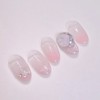 Opalose Handmade Nail Tips - Round Short / 오팔로즈 수제네일팁