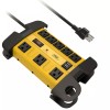 CRST 15FT Cord 8-Outlet Power Strip with USB (3.1A) with