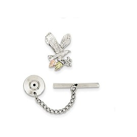 FJC Finejewelers Sterling Silver Eagle Pin Tie Tack