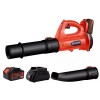 Blütezeit Cordless Leaf Blower Electric 4.0Ah Battery Power for Lawn