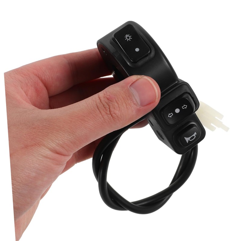iplusmile Motorcycle Handlebar Switch Headlight Turn Signal and Horn Switch
